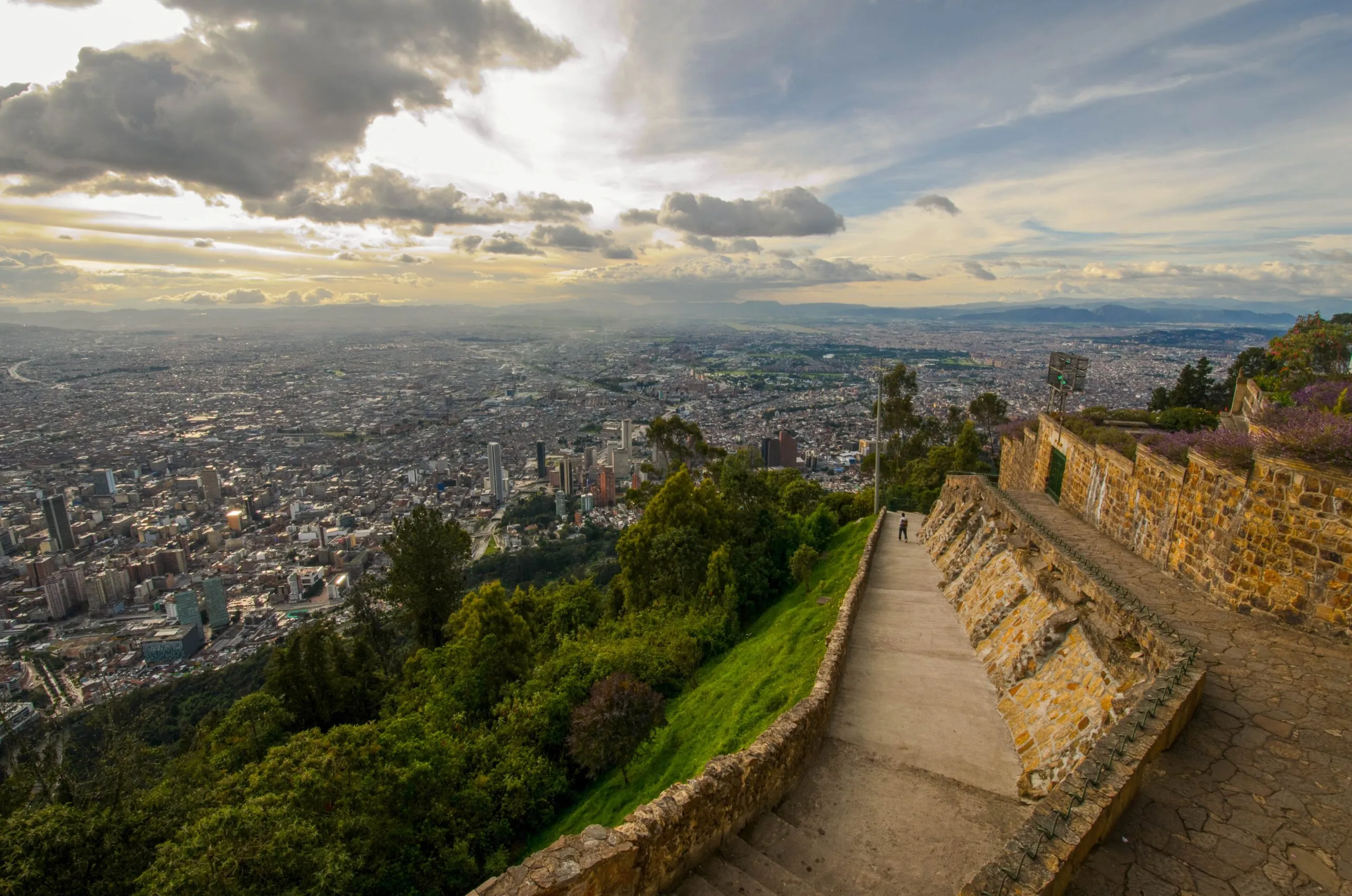 Bogotá seen from the Monserrate viewpoint