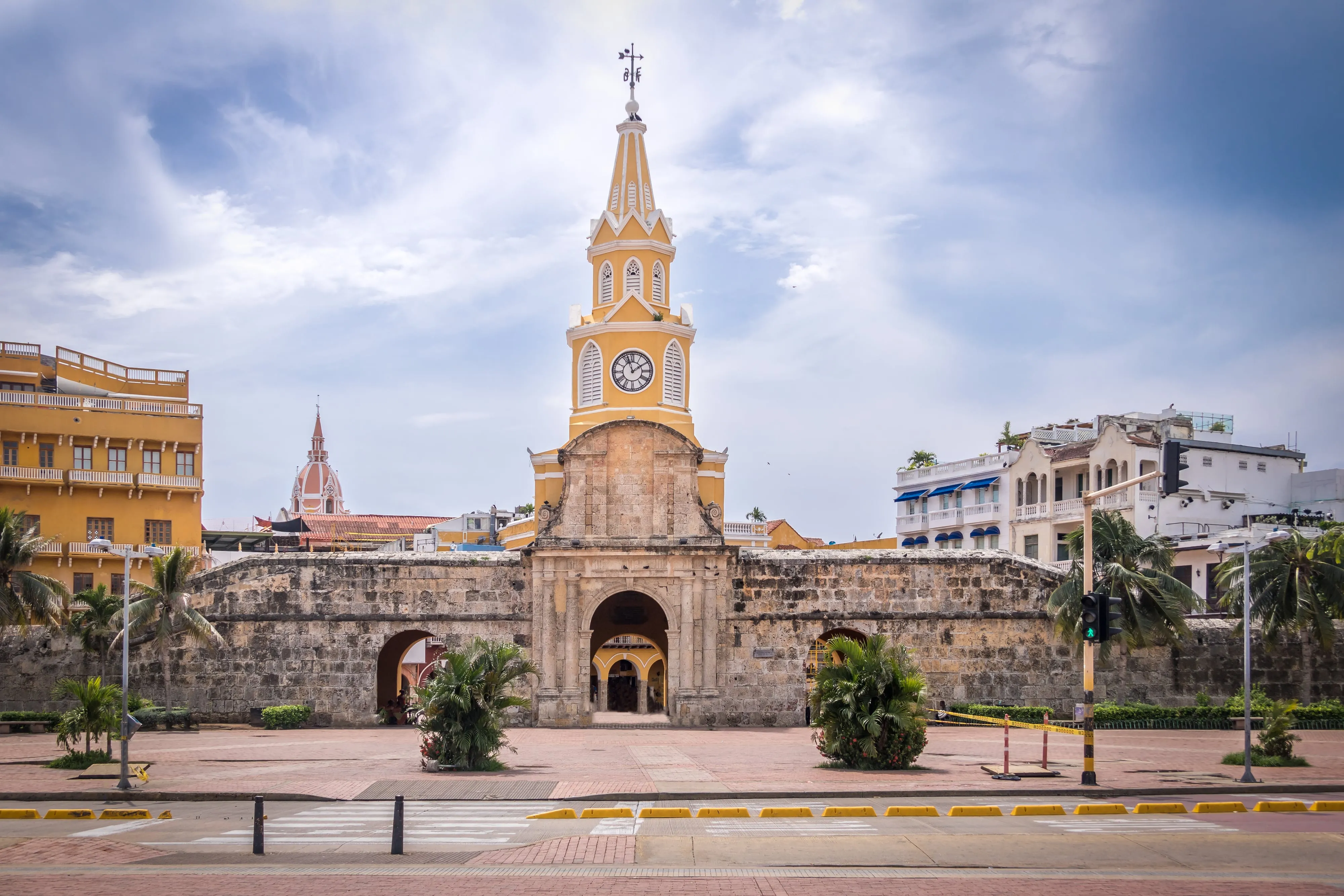 Torre del Reloj, the Clock Tower Gate of Cartagena